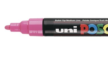 Posca Marcador  Pc-5m No Permanente Punta Forma De Bala 1,8 - 2,5 Mm Rosa