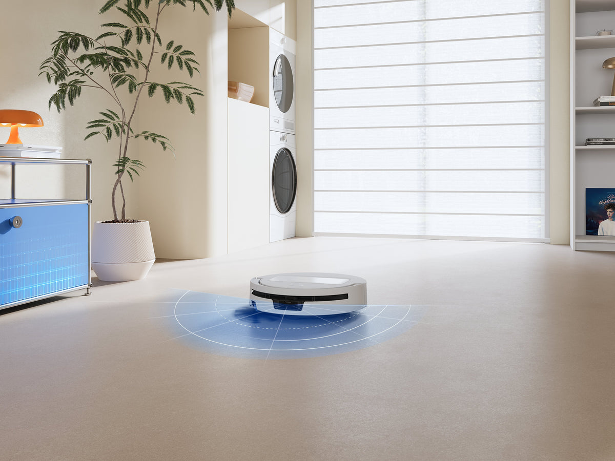 Ecovacs Deebot T90 Max Omni Vacuum Cleaner,Robot,Wet&Dry,30000pa,Truedge 3.0,Zerotangle 4.0,Ozmo Roller 3.0,White+Omni Auto-Empty Station