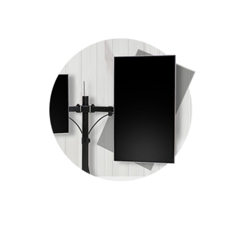 Soporte Para Monitor Kensington De Hasta 32 ", 2tft, 6 Geles Máx. 8 Kg, Smartfit Negro