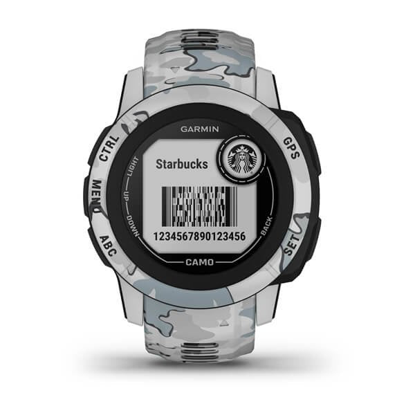 Smartwatch Garmin Instinct 2s Camo Edition Z Czujnikiem TäTna Hrm Elevate (Mglisty Moro / Mglisty Pasek)
