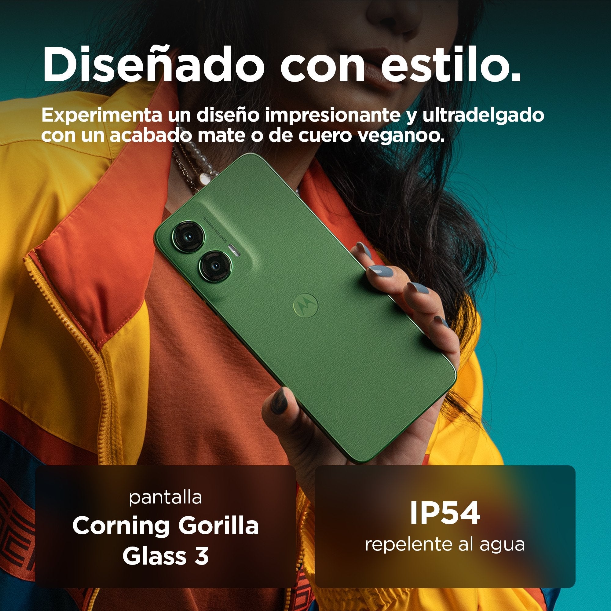 Smartphone  Motorola Xt2433-5 Moto G35 5g Dual Sim 4gb Ram 128gb - Leaf Green