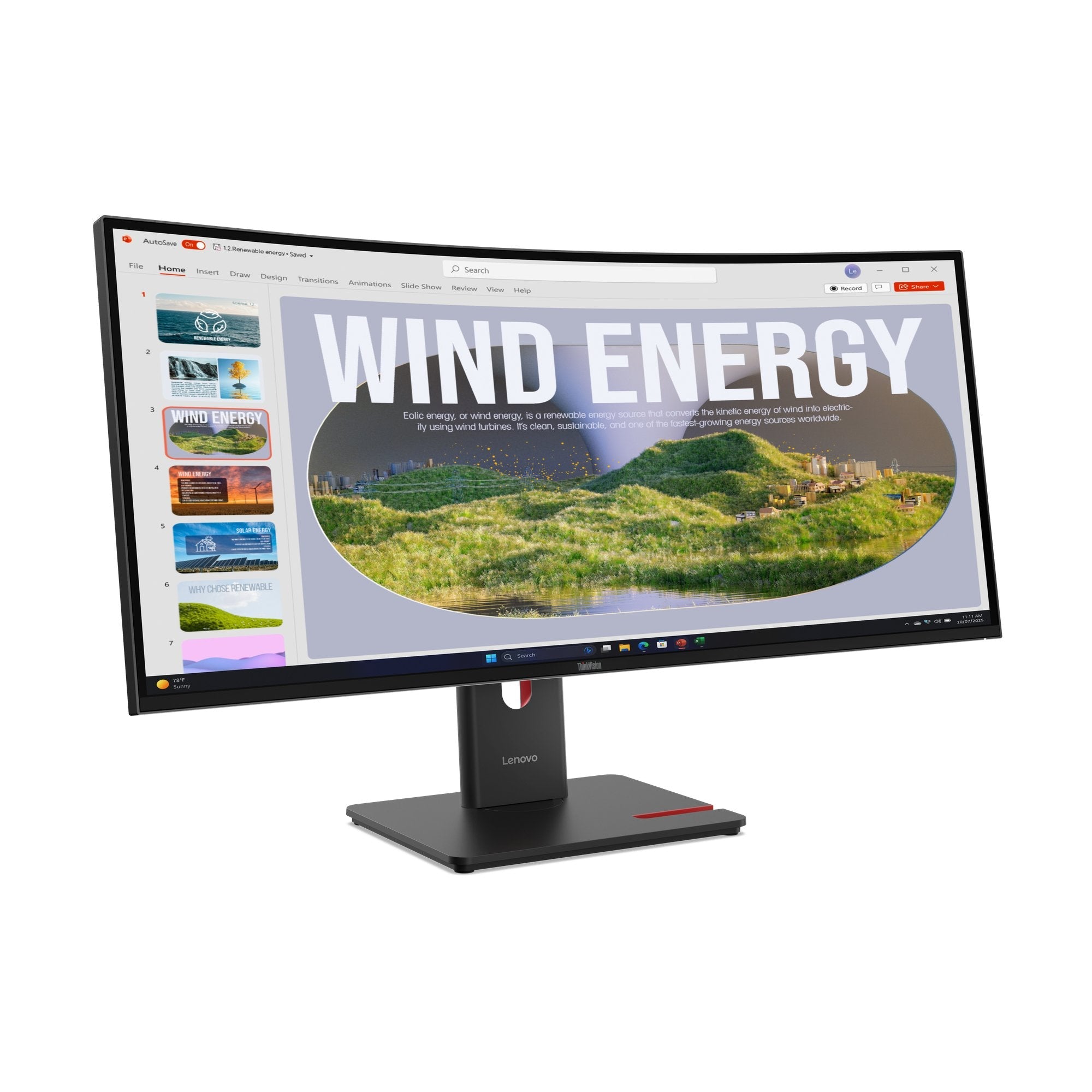 Lenovo Thinkvision T34wd-40 Led Display 86,4 Cm (34") 3440 X 1440 Pixeles Wide Quad Hd+ Negro
