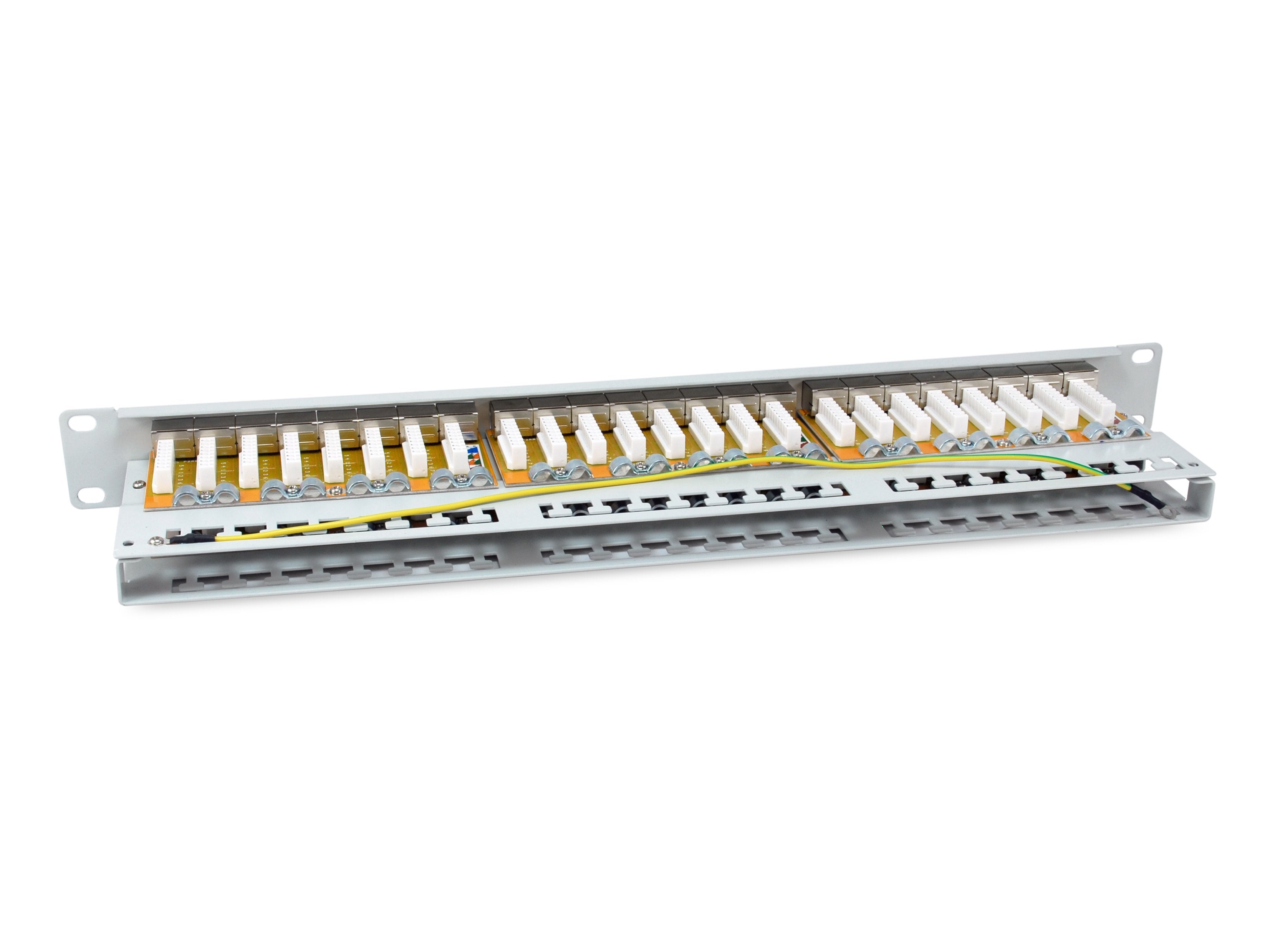 Equip Patchpanel 48x Rj45 Cat6a 19" Ftp 1he Premium Gris Claro