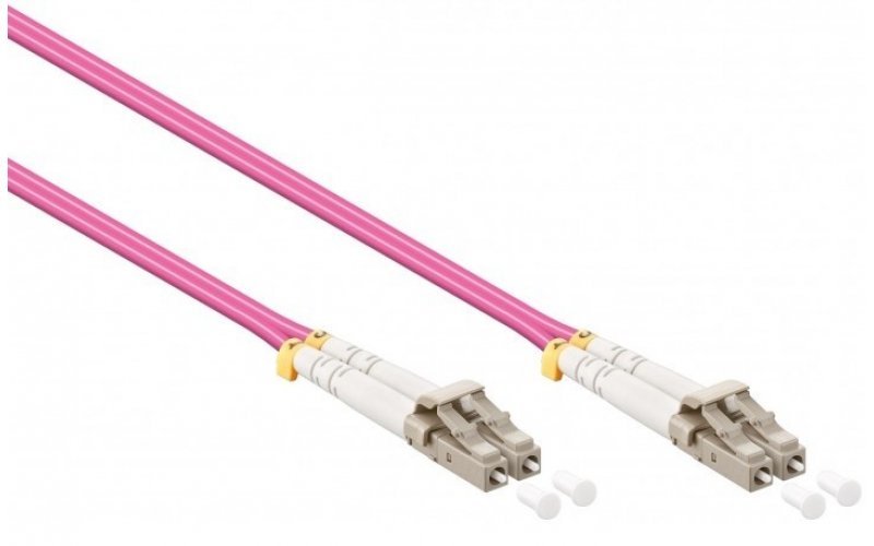 Fiberpatchkabel Lc-Lc Om4  15,0m, 50/125, Multimode,