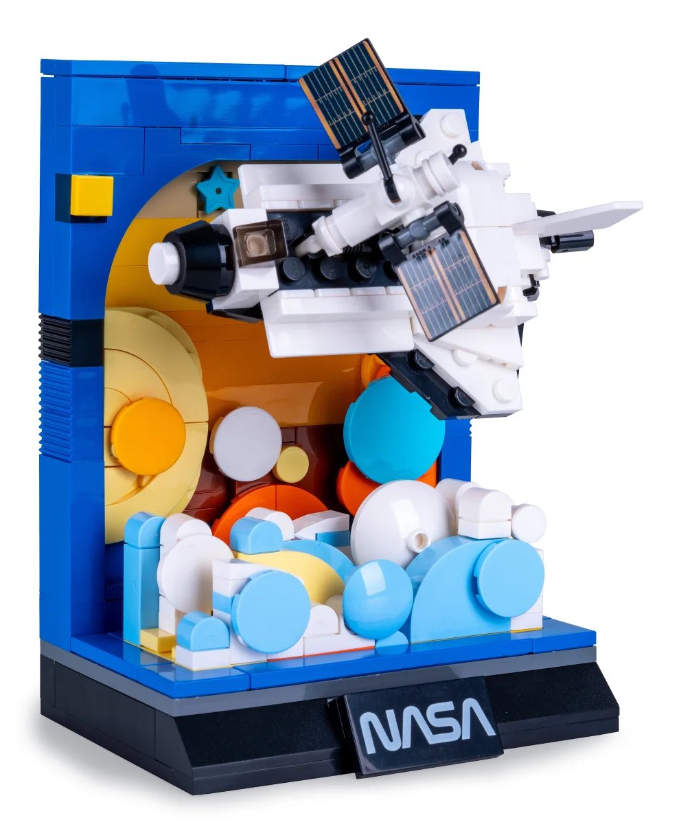 Jamara Cada Space Shuttle Bricks Blanco 8+