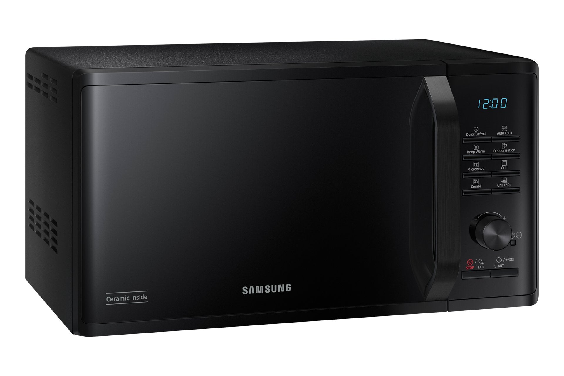Microondas Samsung Mg23k3515ak/E1 Capacidad 23l Con Grill Negro