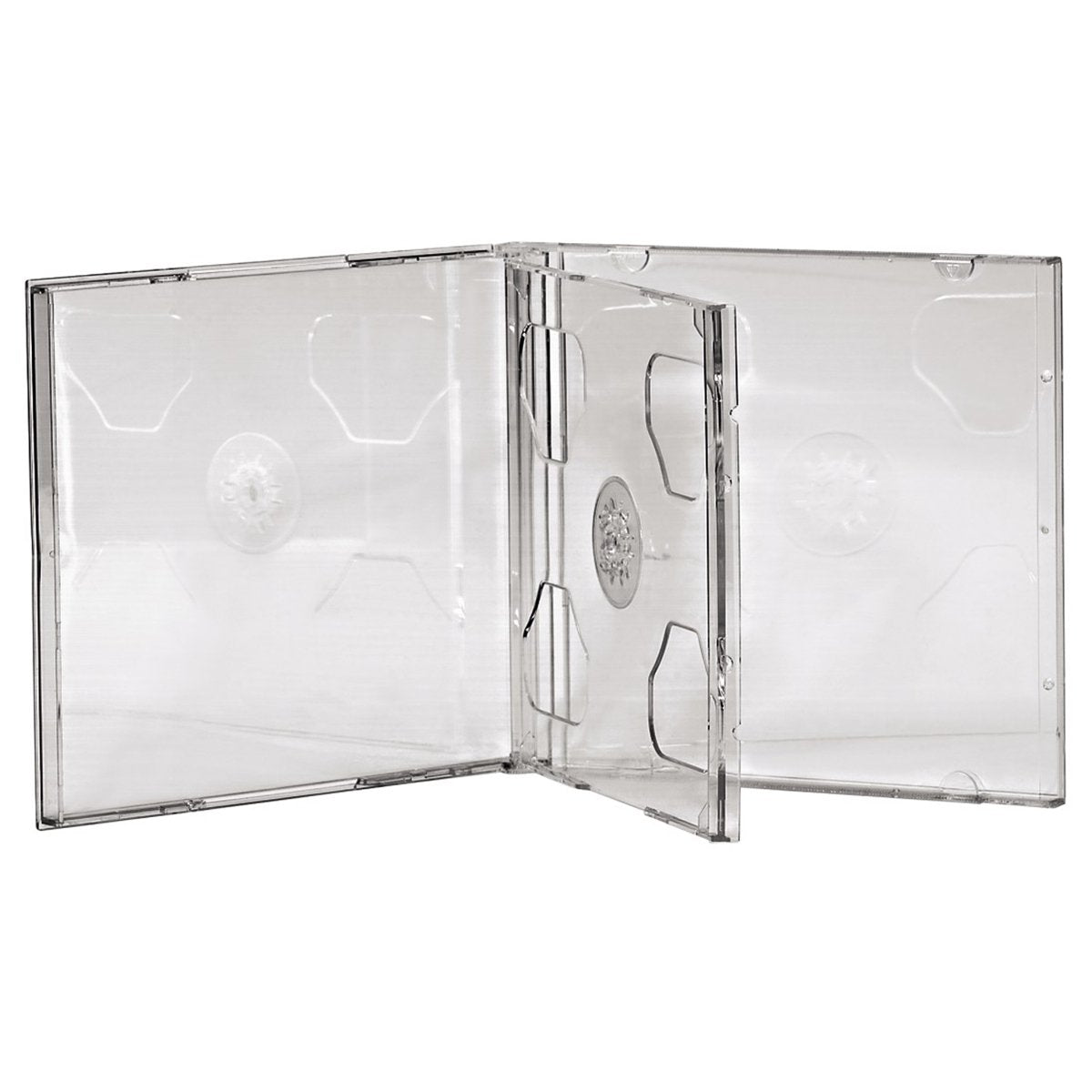 Hama Cd Double Jewel Case, Pack 5 2 Discos Transparente