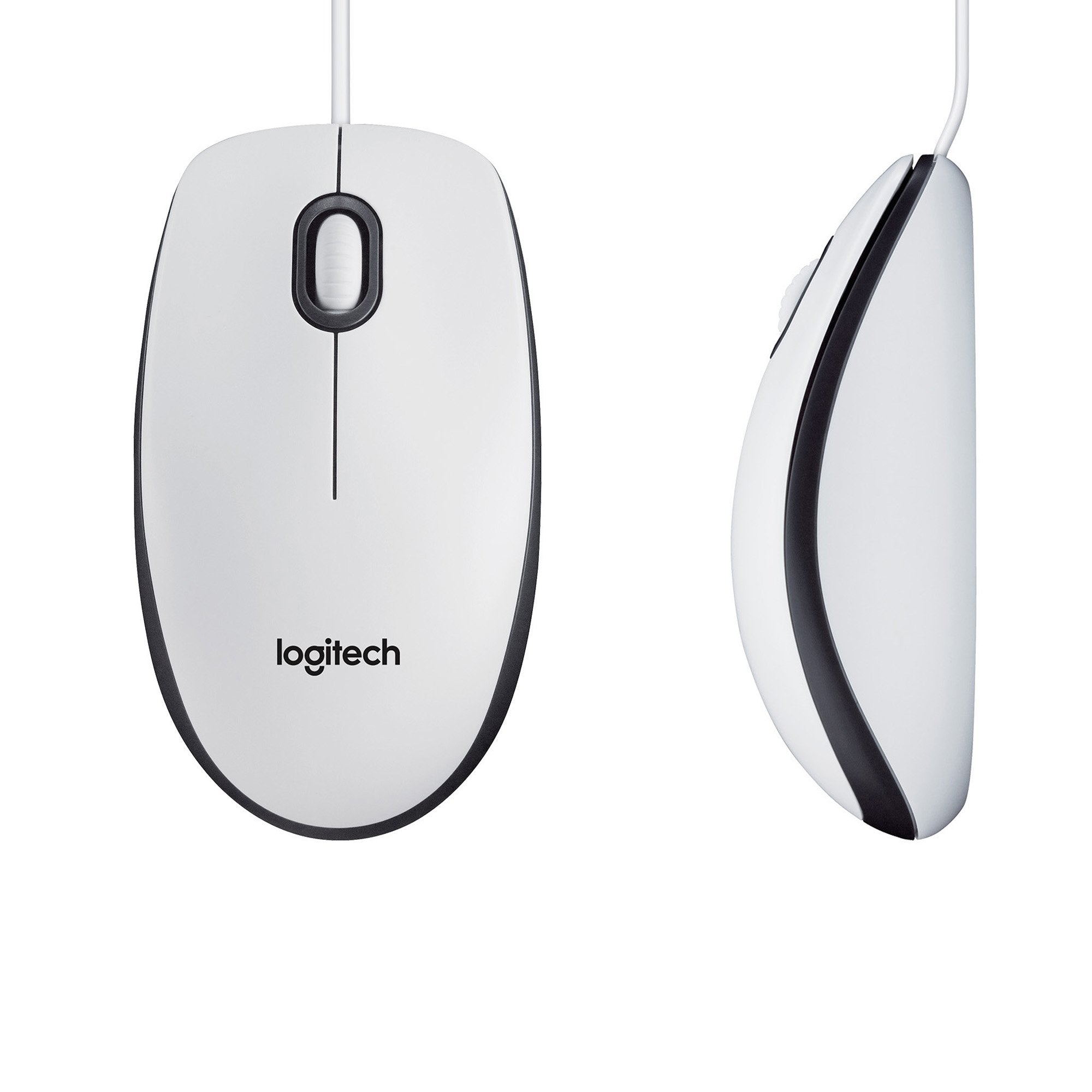 Logitech M100 Ratón Ambidextro Usb Óptico 1000 Dpi Blanco 910-006764