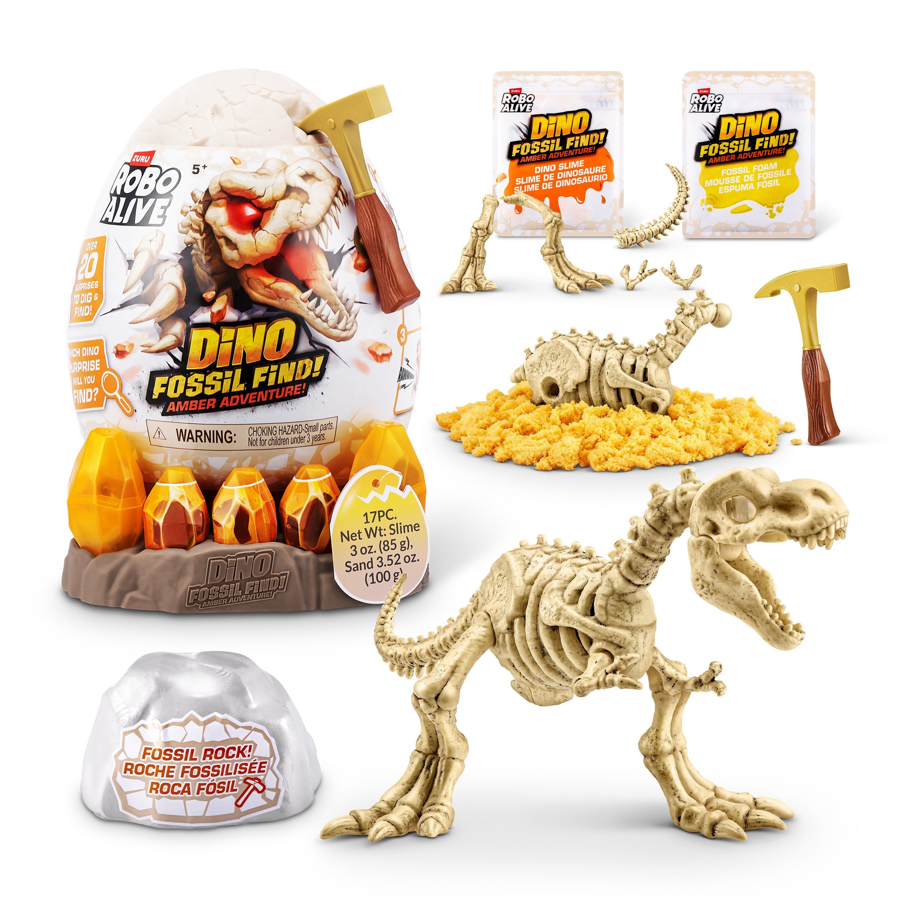 Zuru Robo Alive - Fossil Find Amber Adventure 71153
