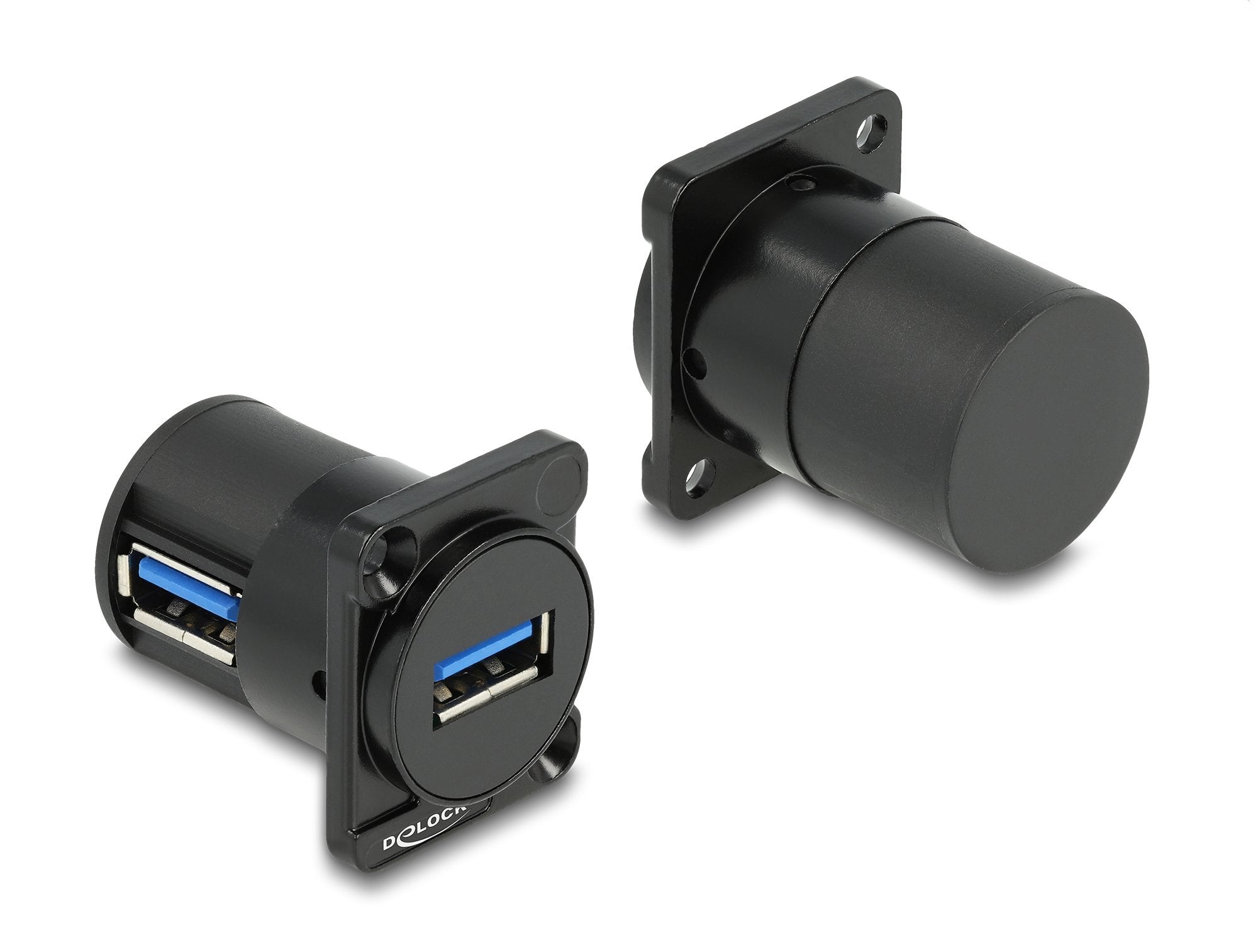 Delock 88067 Módulo Type-D Usb 5 Gbps Tipo-A Hembra A Hembra Con Un Ángulo De 90°