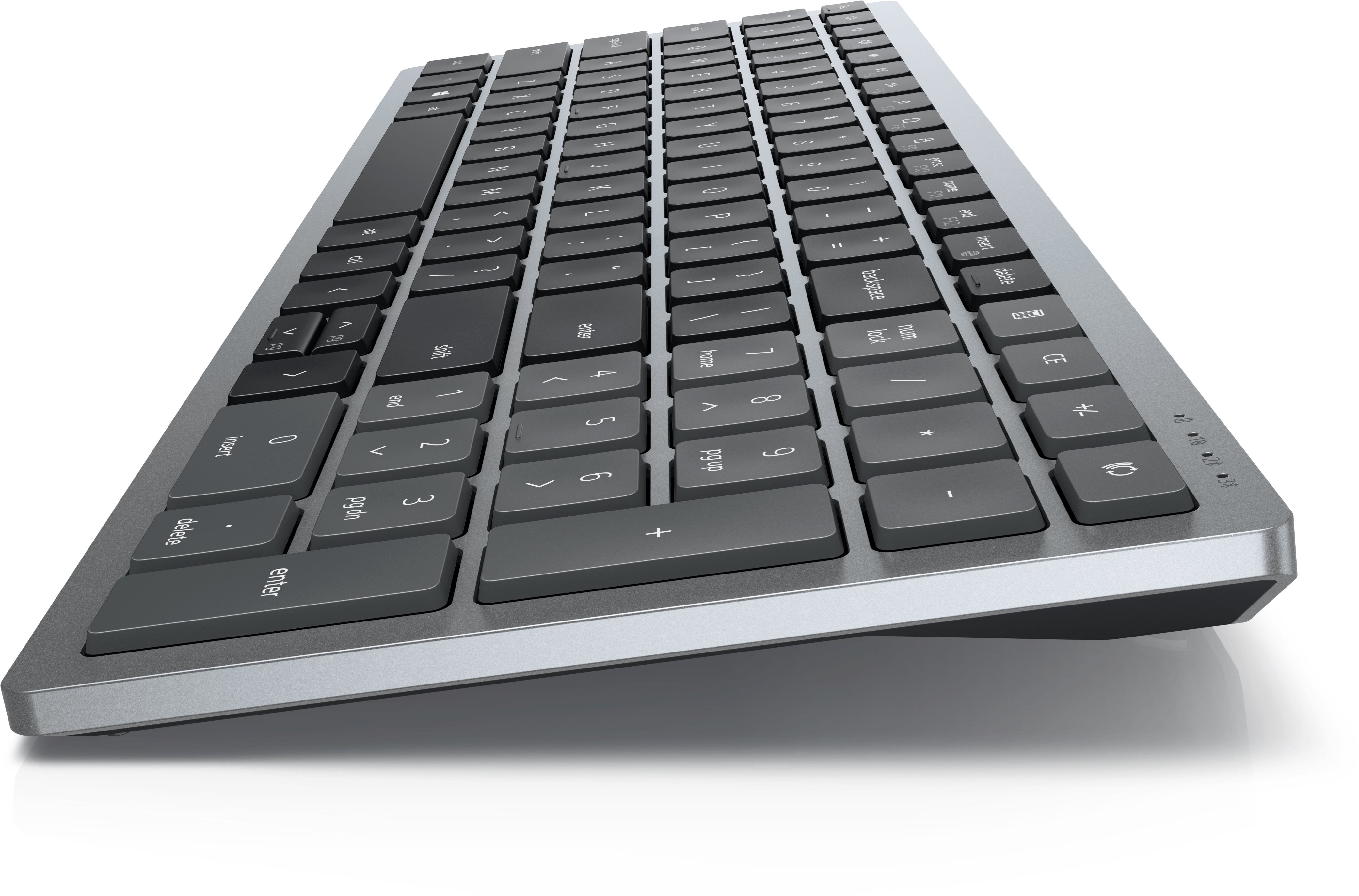 EAN 0884116434221 - DELL KB740 teclado Oficina RF Wireless + Bluetooth Internacional de EE.UU. Gris, Negro imagen 3