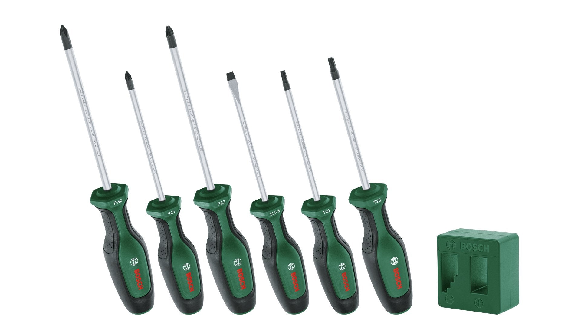 Destornillador Bosch Heimwerken & Garten 1600a02w7l Verde/Negro