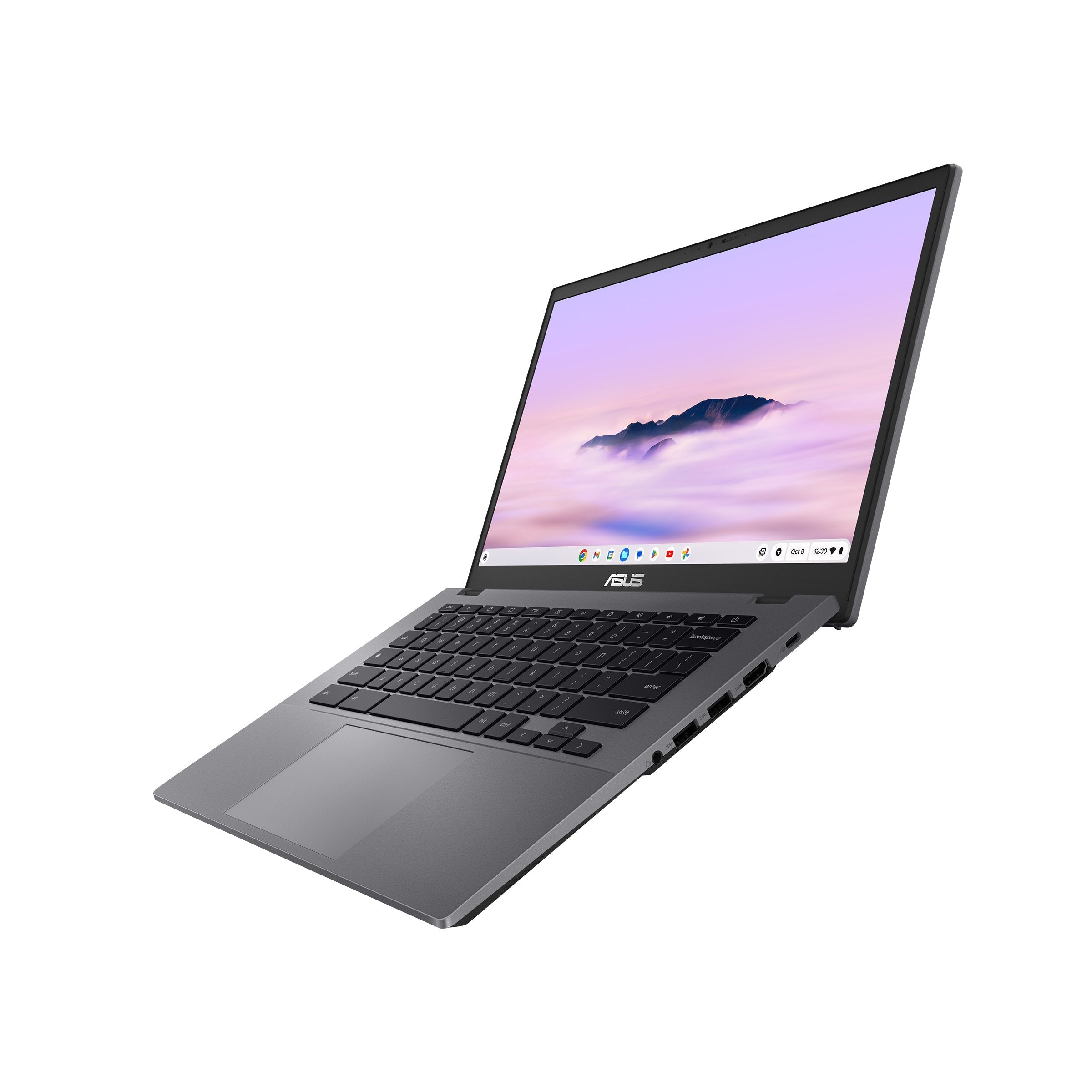 Asus Chromebook Plus Cx34 Cb3402cva-Pq0506 Diseño De Bisagra En 180 Grados Intel Core I3 I3-1315u / Hasta 4.5 Ghz Chrome Os Uhd Graphics 16 Gb Ram 256 Gb Ssd Ufs 14" Pantalla Táctil 1920 X 1080 (Full Hd) Wi-Fi 6e Bluetooth Gris Rocoso