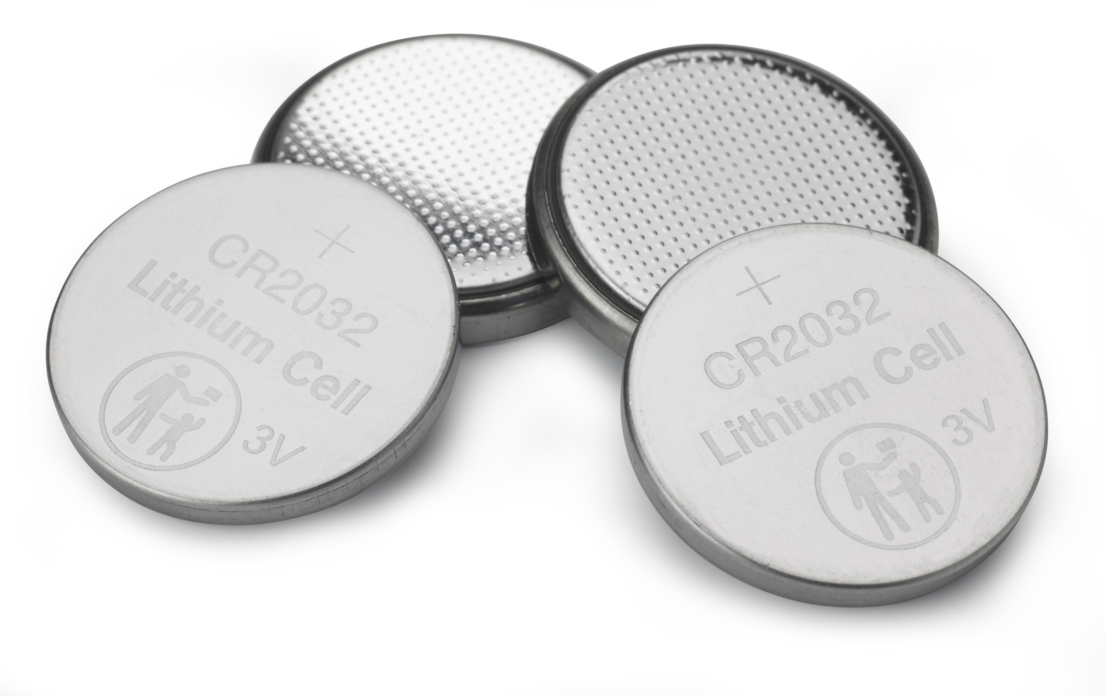 Pilas Litio Cr2032 3v 4 Pack De Un Solo Uso
