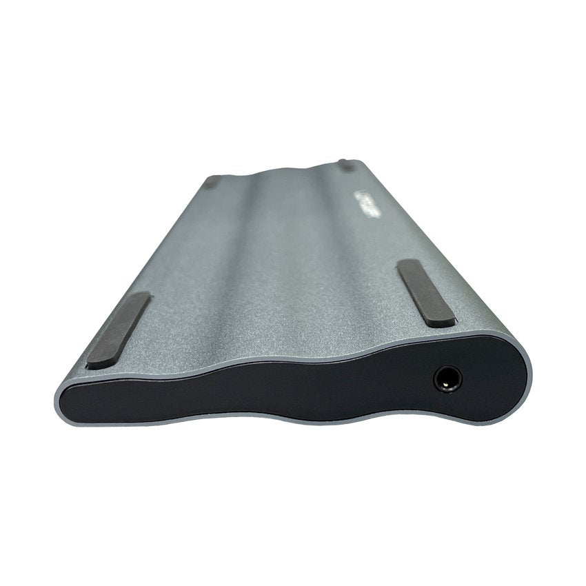 Lc-Power Lc-Hub-C-Multi-8 Base Para Portátil Y Replicador De Puertos Alámbrico Usb 3.2 Gen 1 (3.1 Gen 1) Type-C Negro, Plata