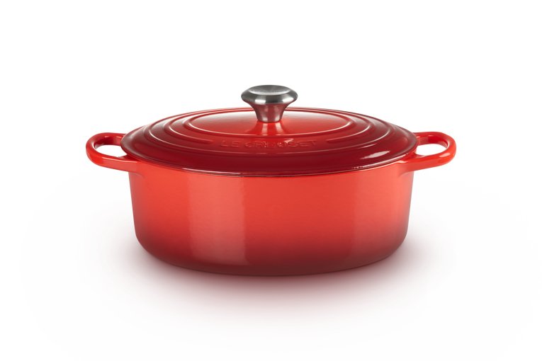 Le Creuset Signature Casserole Oval 29 Cm Cerise
