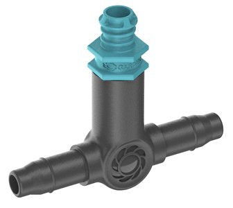 Gotero Serie Micro-Drip-System Gardena 2 L/H (Negro/Turquesa, 10 Piezas, Modelo 2023) 13317-20