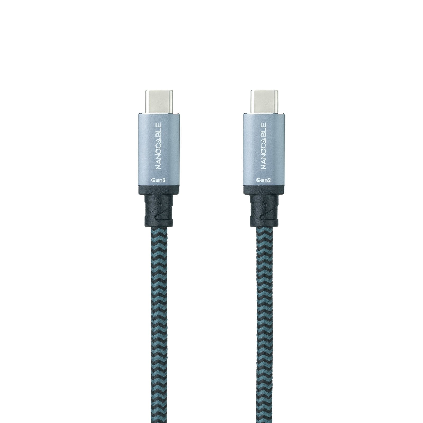 EAN 8433281012493 - Nanocable 10.01.4100-COMB cable USB USB 3.2 Gen 2 (3.1 Gen 2) 0,5 m USB C Negro, Gris imagen 2