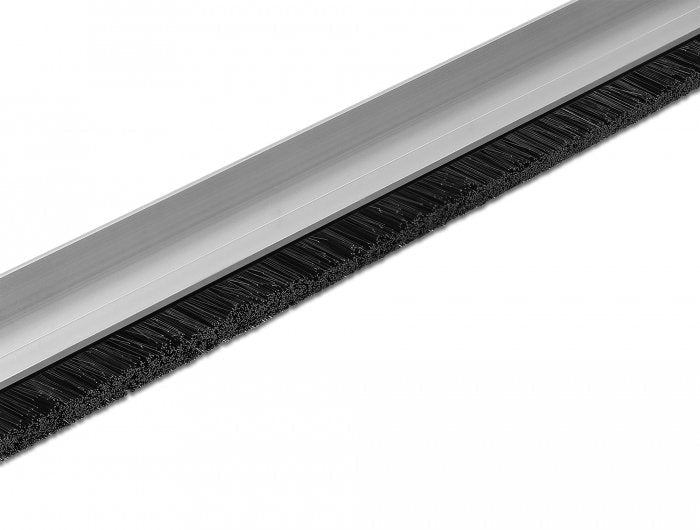 Bürstenstreifen 20 Mm Mit Alu-Profil Gewinkelt - Länge 1 M