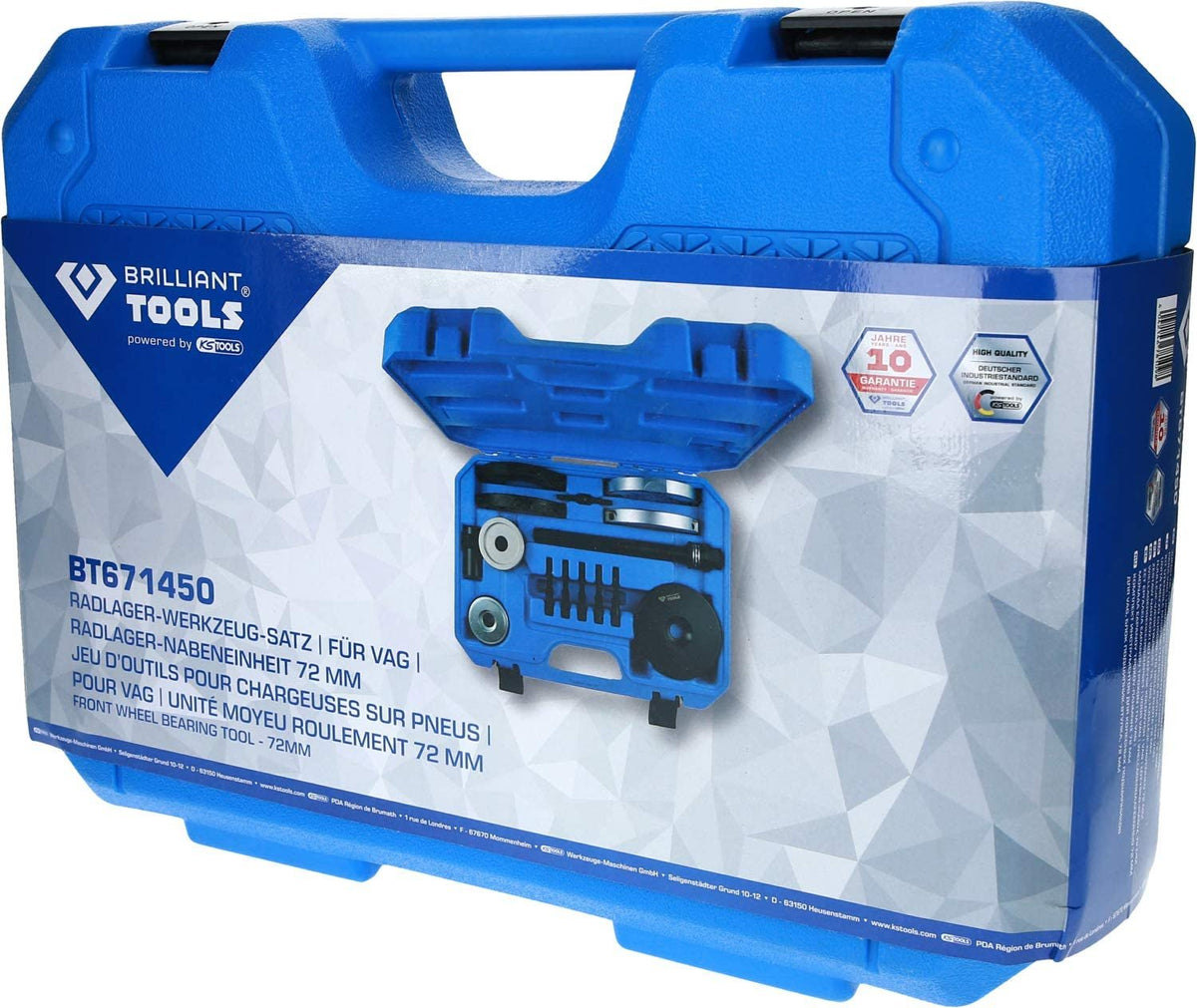 Brilliant Tools Radlager-Herramienta-Juego Para Vag Radlager-Nabeneinheit