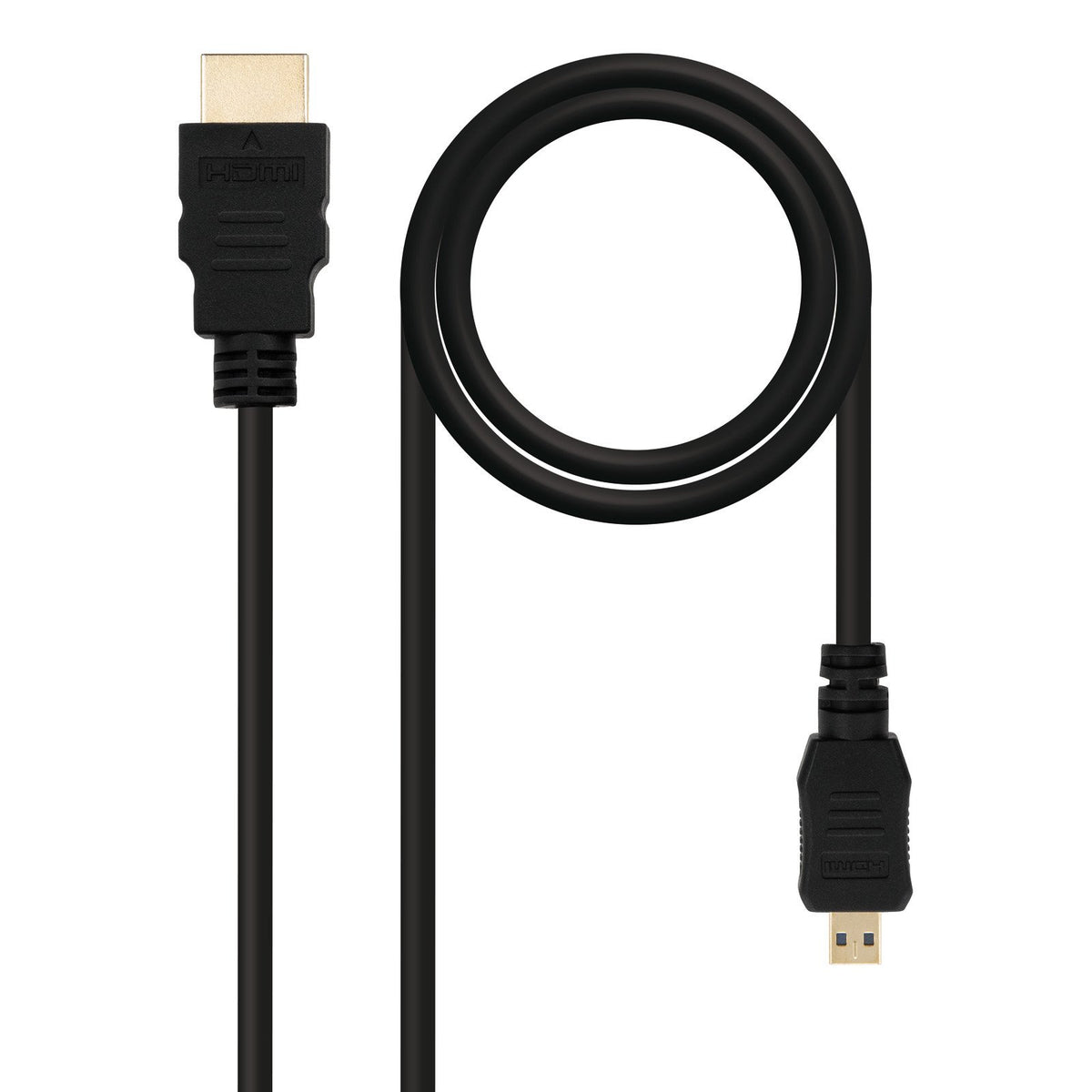 EAN 8433281006522 - Nanocable HDMI, 0.8m cable HDMI 0,8 m HDMI tipo A (Estándar) HDMI tipo D (Micro) Negro imagen 1
