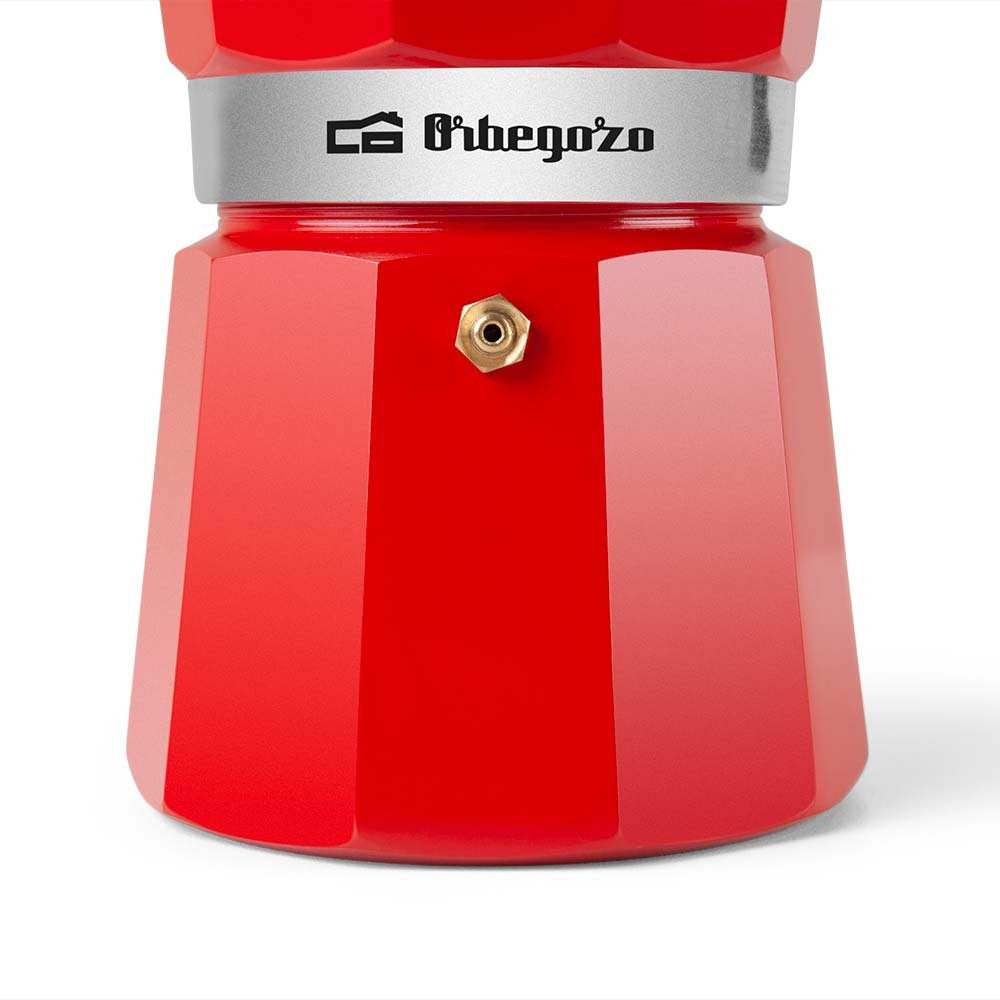Cafetera  Orbegozo Kfr 1240  De Aluminio - Prepara 12 Tazas De Cafe En Minutos - Compatible Con Diferentes Tipos De