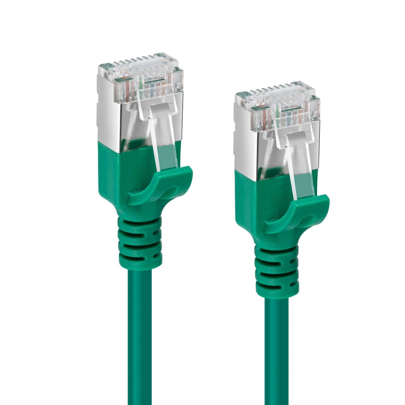 Cat6a U-Ftp Slim, Lszh, 0.15m  Network Cable, Green