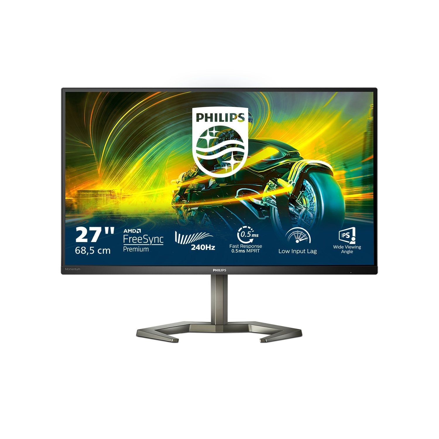 Monitor Gaming Philips 27m1n5200pa 27' Full Hd 0.5ms 240hz Ips Multimedia Negro