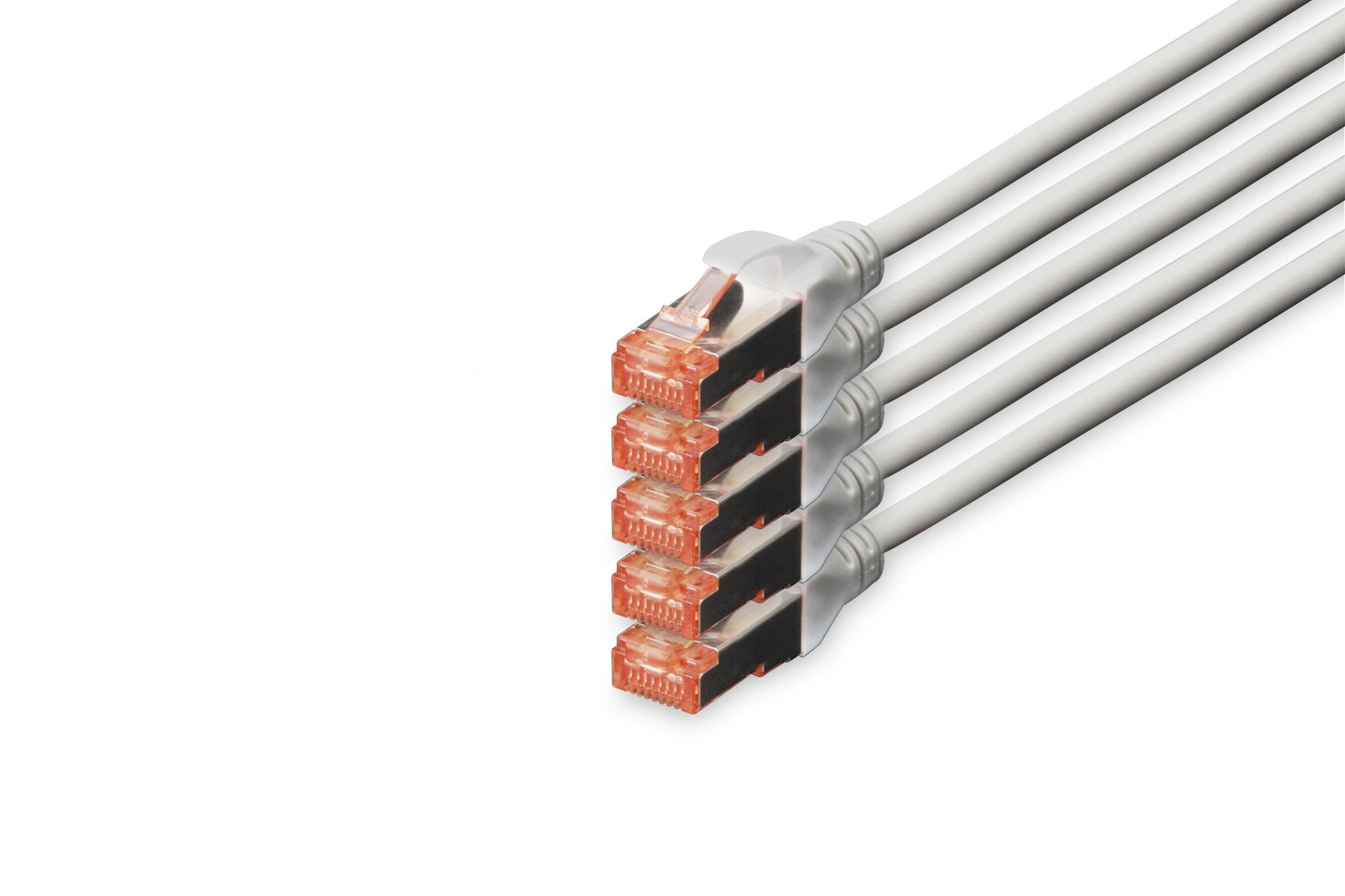 Cable Digitus S-Ftp Cat 6 Cu Lszh Awg 27/7 Lenght 7m 5 Pcs Gris