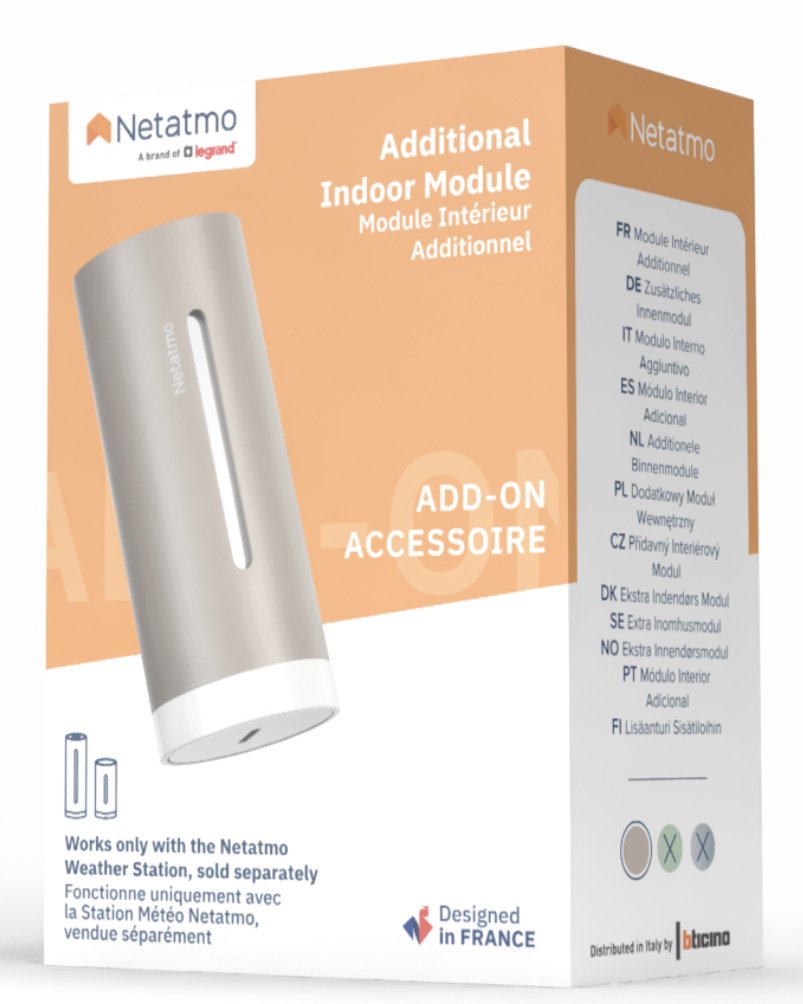 Netatmo Zusätzliches Smartes Innenmodul, Sand