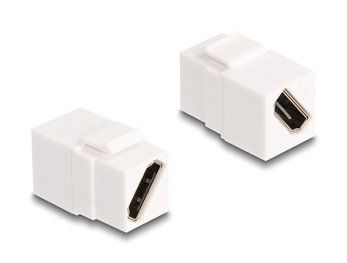 Keystone Modul Hdmi Buchse Zu Buchse Diagonal 8k 60 Hz Weiss