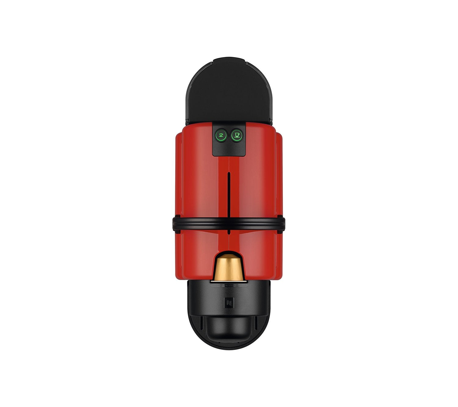 Cafetera De Cápsulas Krups Inissia Xn1005 Ruby Red 0,7 L