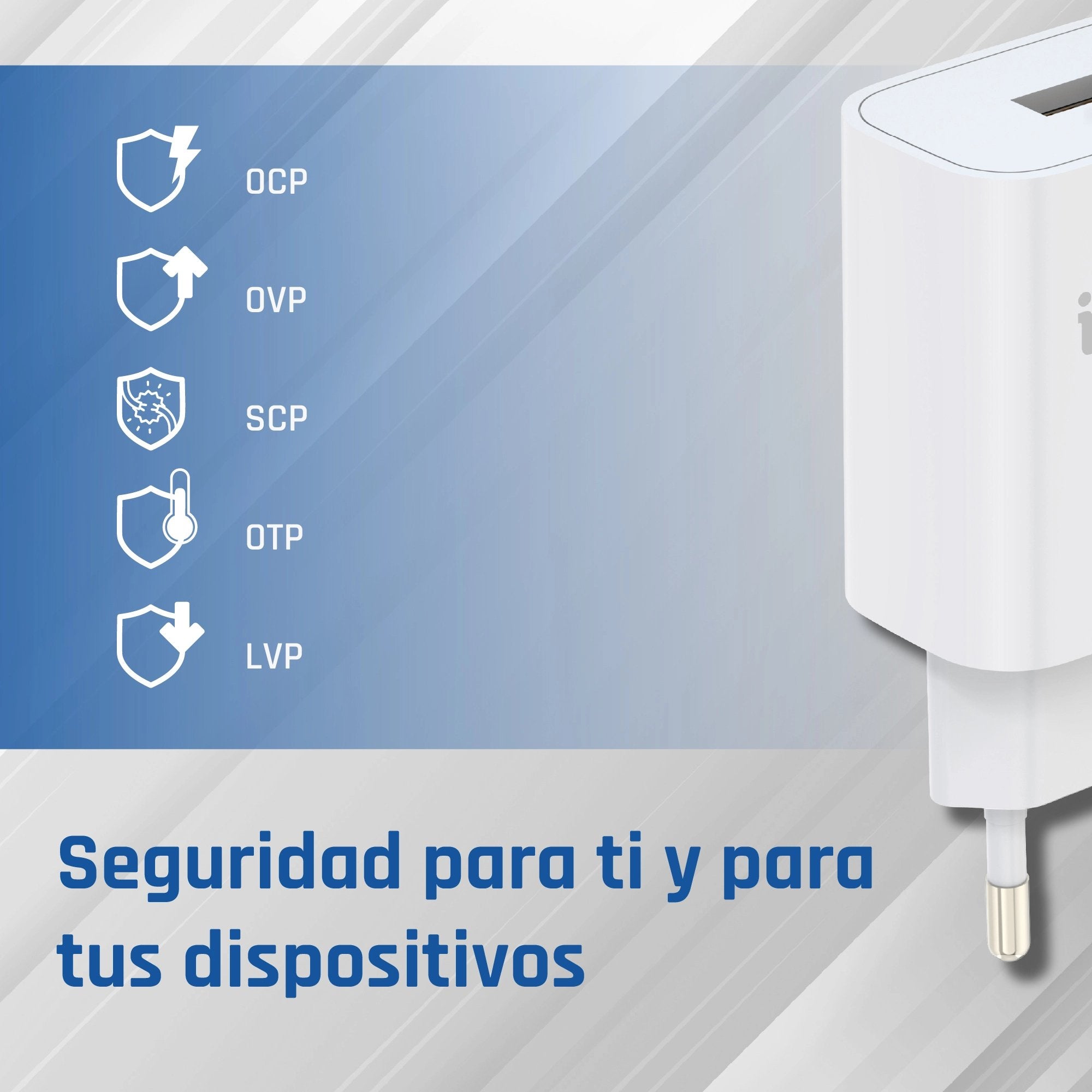 EAN 8435364317174 - iggual IGG317174 cargador de dispositivo móvil Universal Blanco USB Interior imagen 7