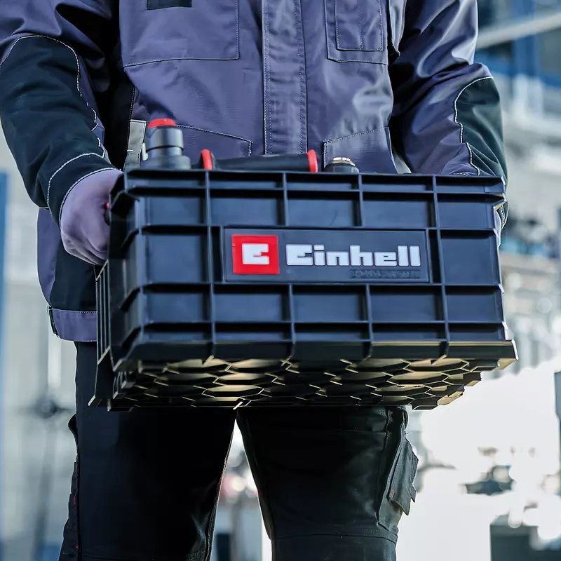 Maletín De Sistema Einhell E-Case, Caja De Herramientas (Gris)