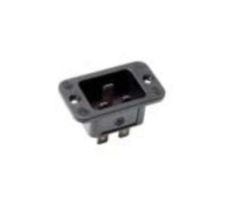 Bachmann Kaltgerteeinbaustecker Iec320 C20, Schwarz, Thermoplast,Schraubanschluss