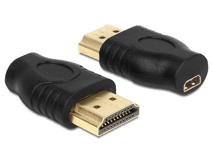 Delock Adaptador Higth Speed Hdmi A Macho  Micro Hdmi D Hembra