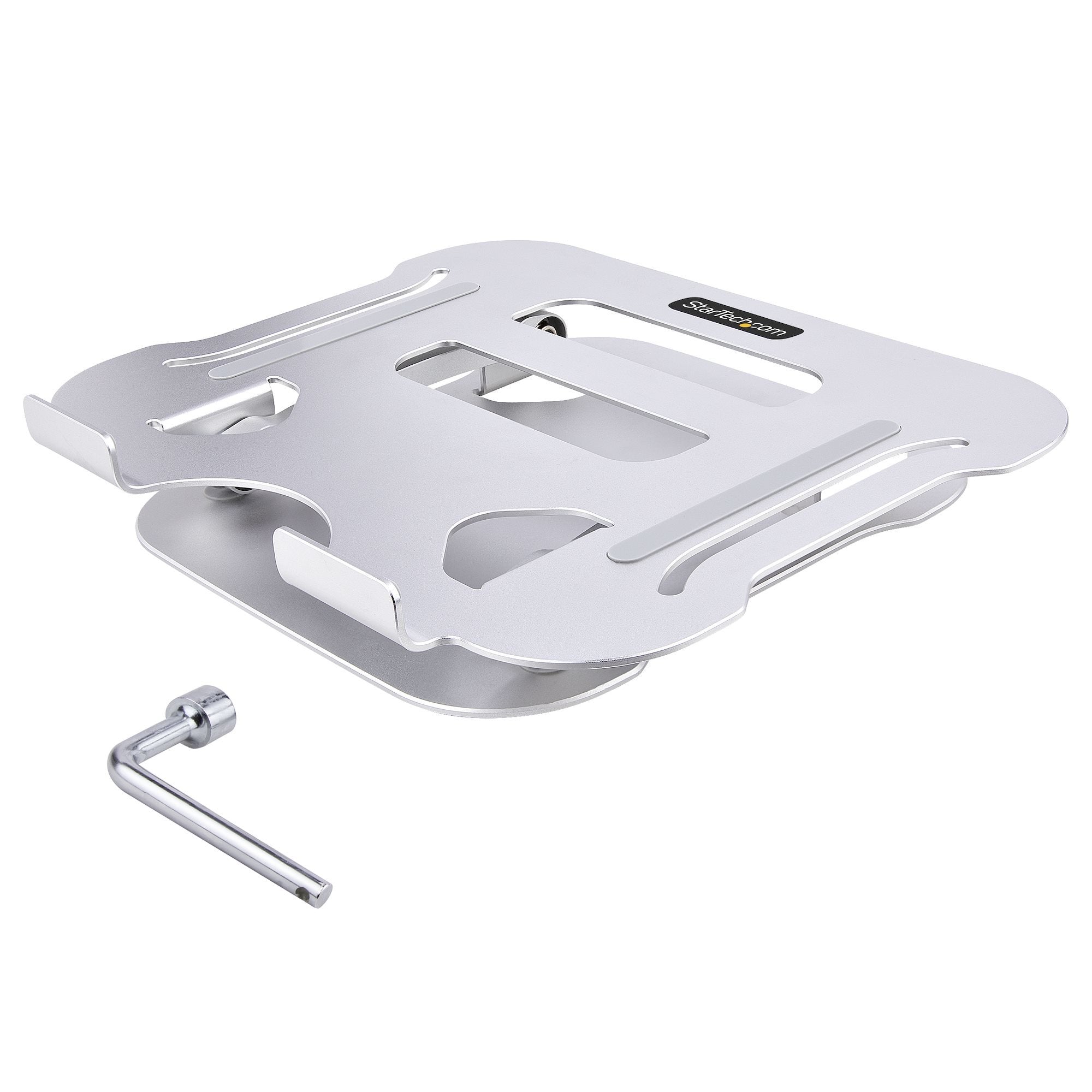 Startech Soporte Ergonómico Para Portátil De Altura Ajustable - Aluminio Plegable - Elevador Riser