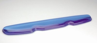 Roline Handauflage Fuer Tastatur Silikon Transparent Blau
