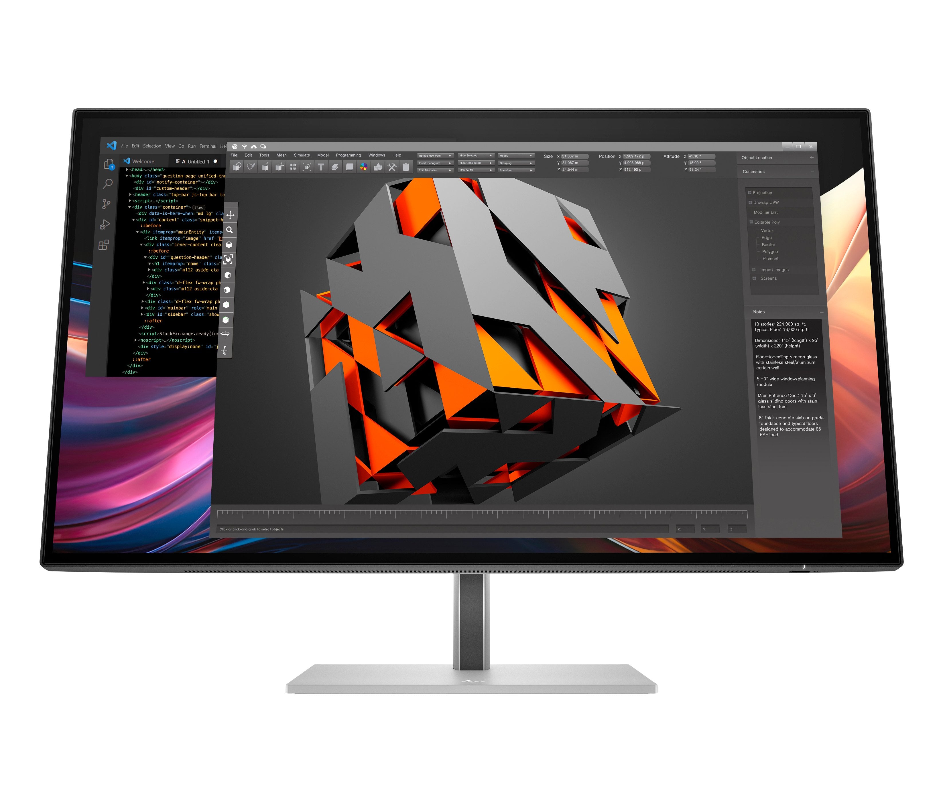 EAN 5715063476390 - HP Series 7 Pro 727pq pantalla para PC 68,6 cm (27") 2560 x 1440 Pixeles Quad HD LCD Plata imagen 1