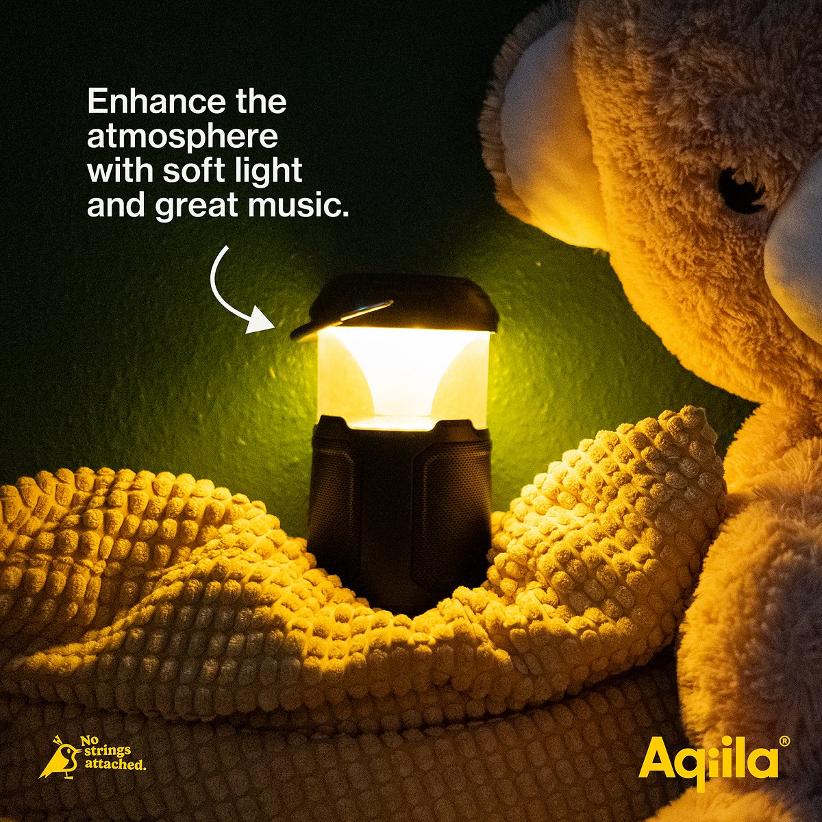 Aqiila Soundbird B10 3-In-1 Lampe Lautsprecher U Powerbank