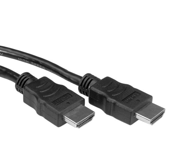 Value Hdmi High Speed Cable Mit Ethernet Schwarz 15m