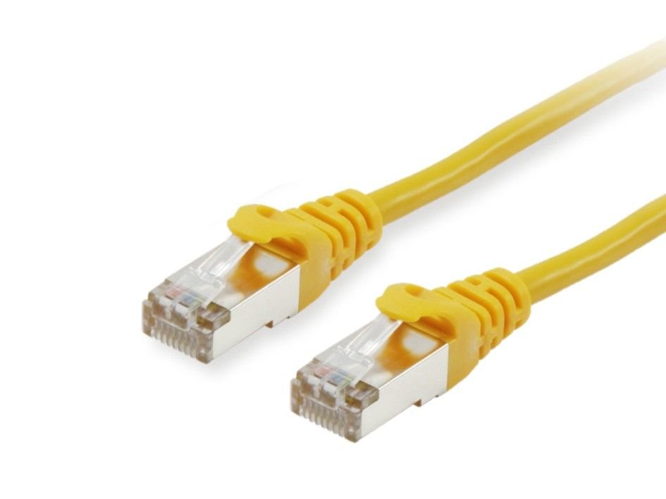 Latiguillo Apantallado S/Ftp Categoria 6 Libre Halogenos 20m Color Amarillo Equip P/N 605569