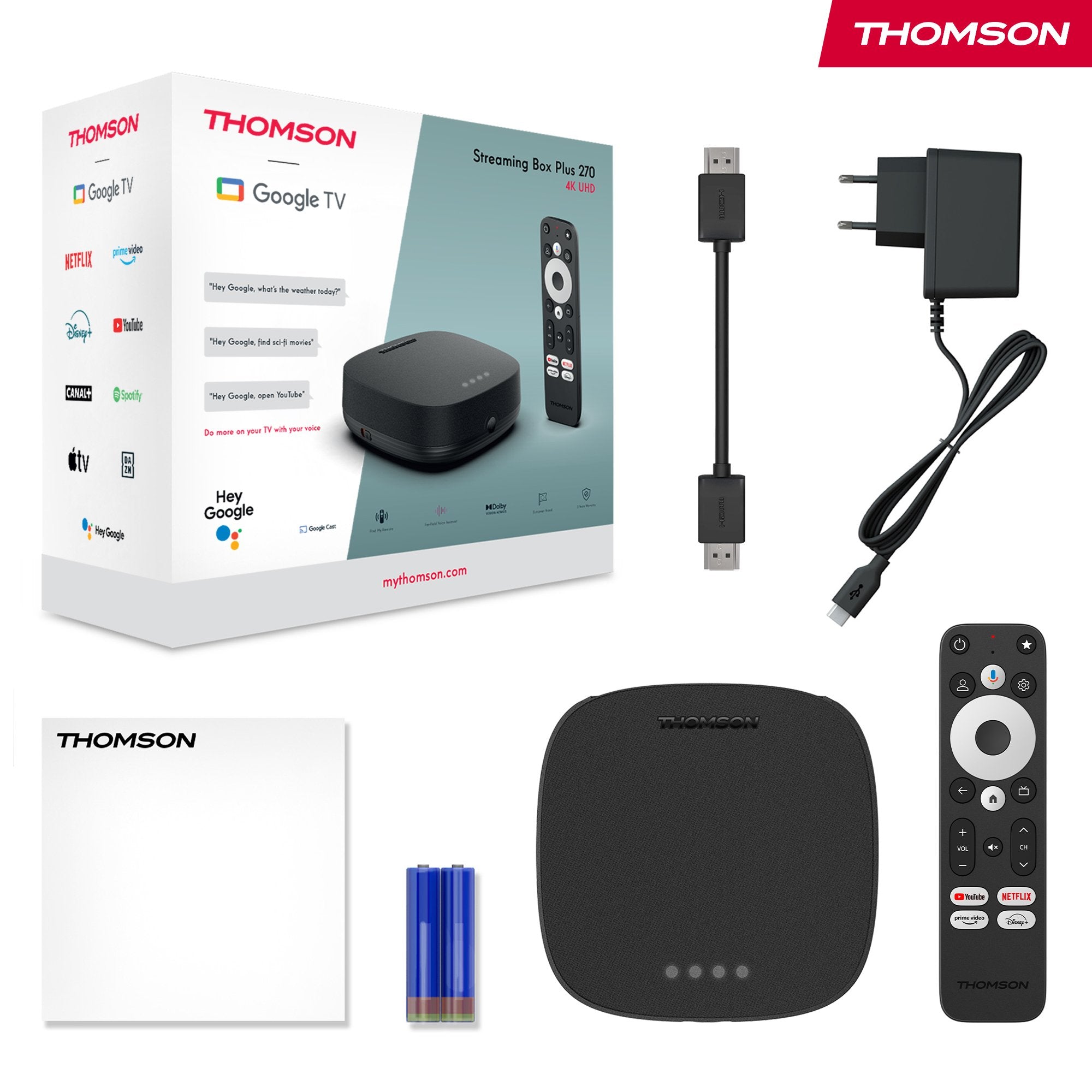 EAN 9120106662986 - Thomson BOX PLUS 270G convertidor de Smart TV Gris 4K Ultra HD 32 GB Wifi Ethernet imagen 9