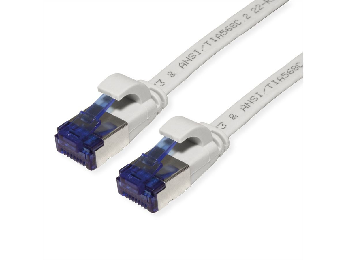 Value Cable De Red Cat.6a (Class Ea) Ftp, Extra-Flach, Grau, 2 M