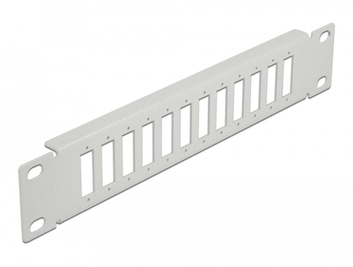 Delock 10" Lwl Patchpanel 12 Port Para Sc Duplex / Lc Quad 1 He Gris