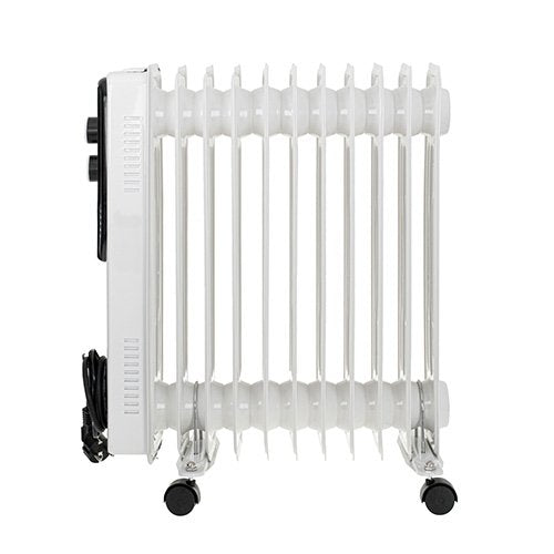 Calefactor Eléctrico Adler Ad 7817  Interior Blanco 2500 W Radiador De Aceite Eléctrico