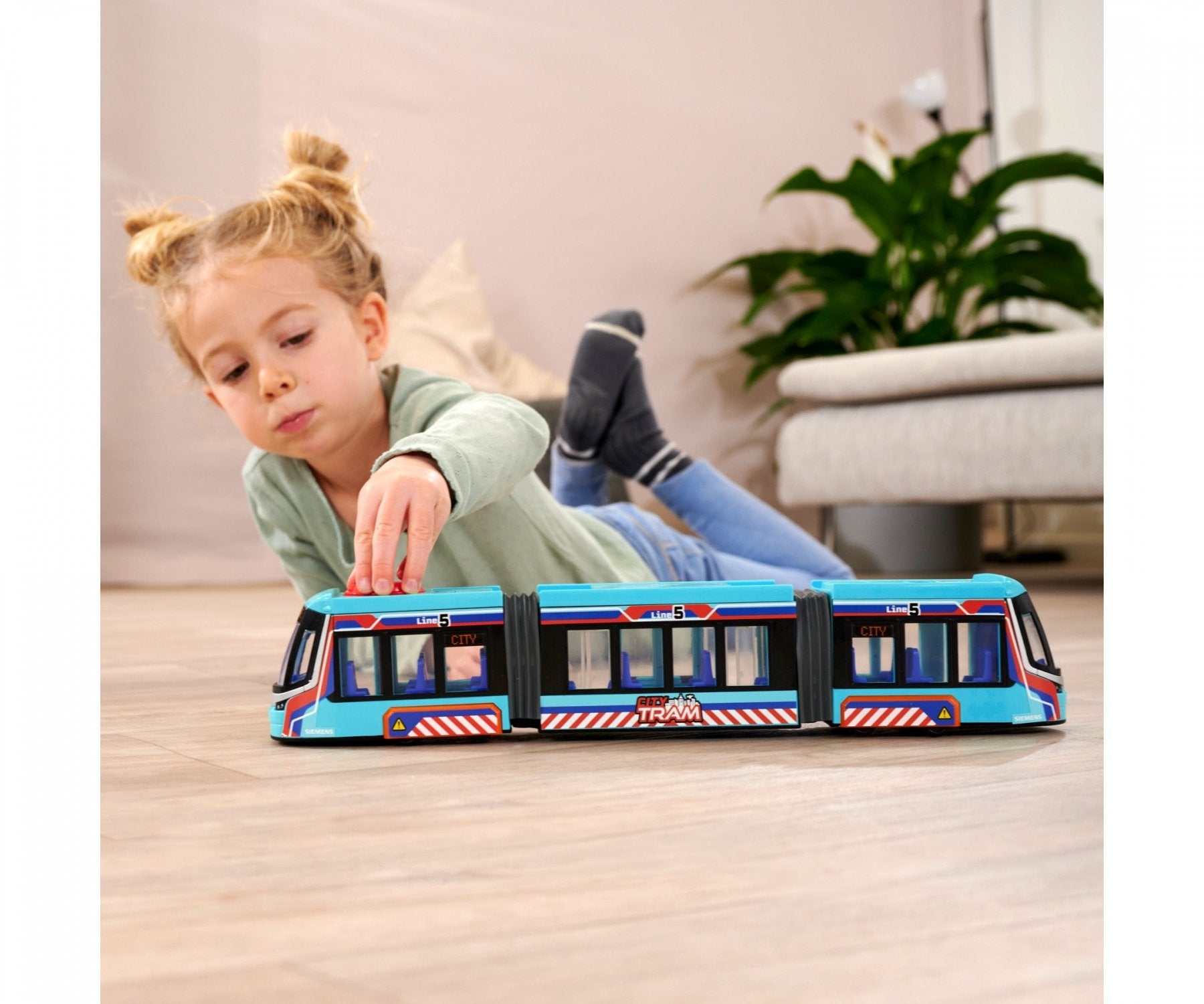 Tramwaj Siemens 40cm City Dickie