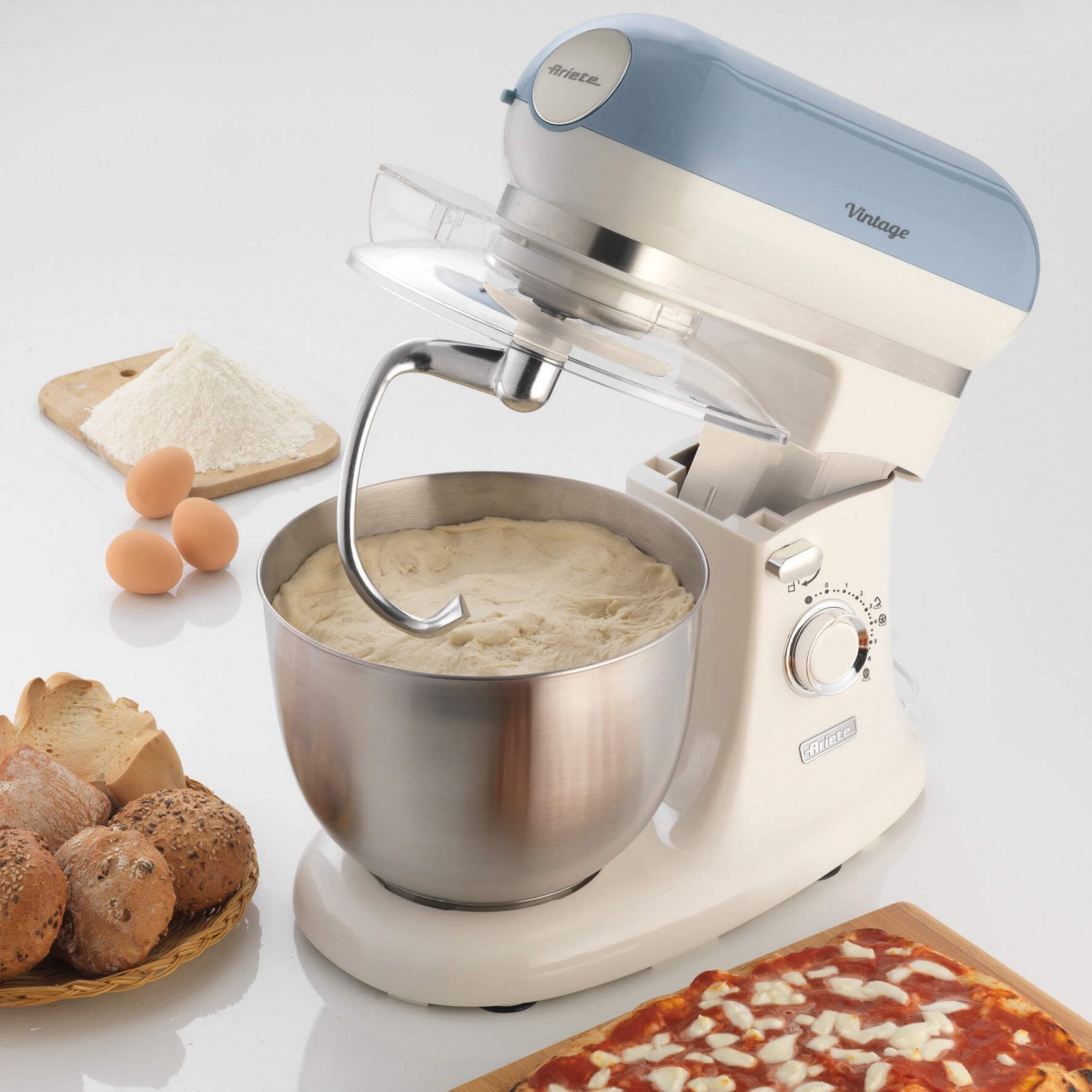 EAN 8003705116016 - Ariete 1588/05 Batidora de varillas 2400 W Azul, Blanco imagen 3