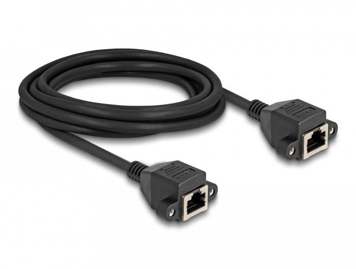 Delock 80202 Cable De Extensión Rj50 Hembra A Hembra S/Ftp 5 M Negro
