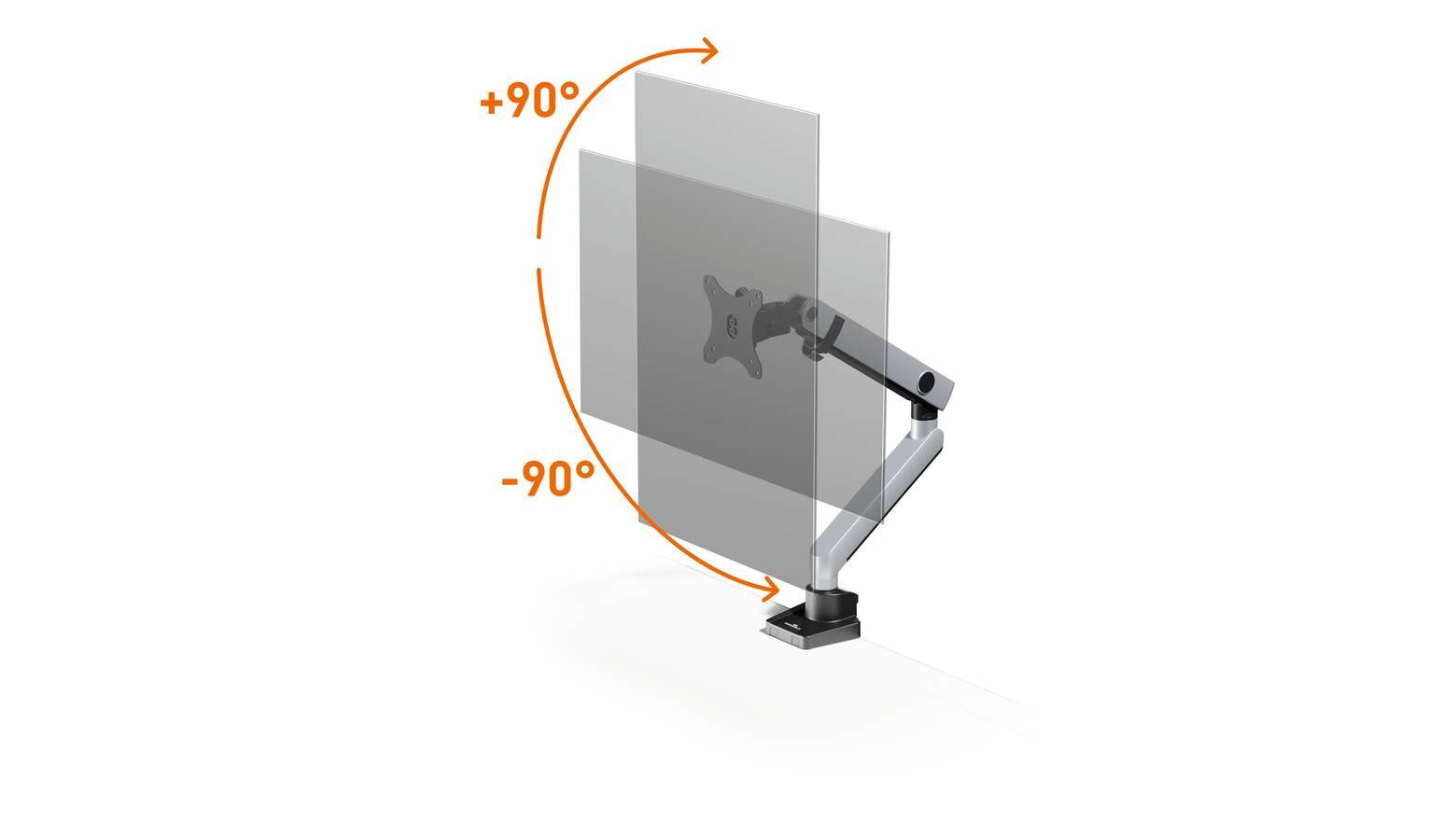 EAN 4005546735009 - Durable 509623 soporte para monitor 81,3 cm (32") Pared Plata imagen 6